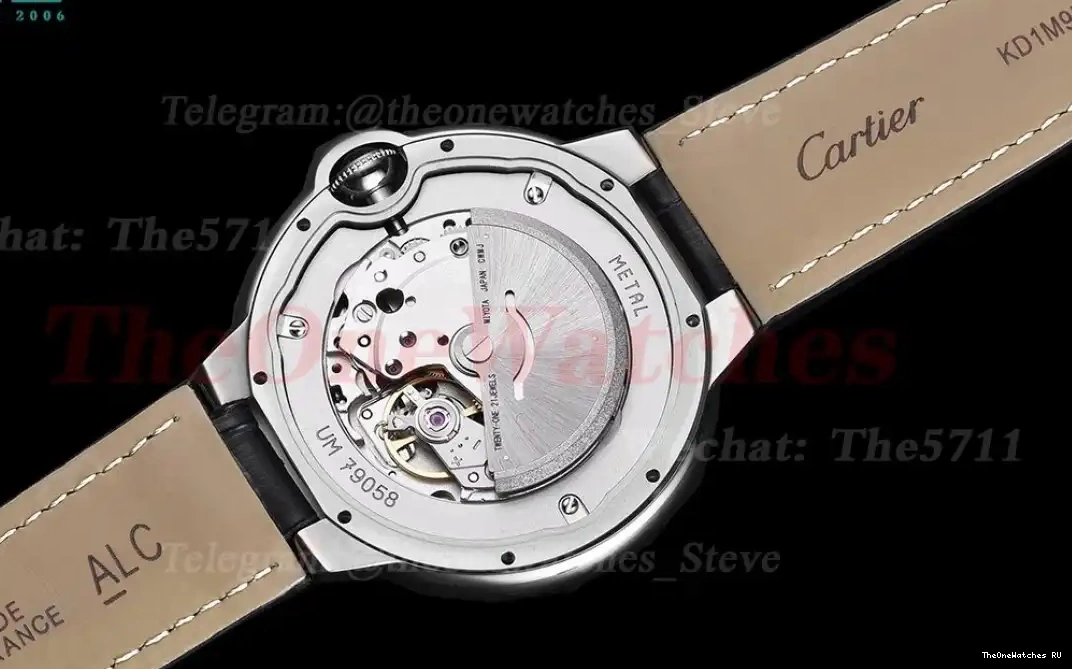 42mm De SS Dial Bleu Ballon Black GDF MY8215 LE Cartier 0404